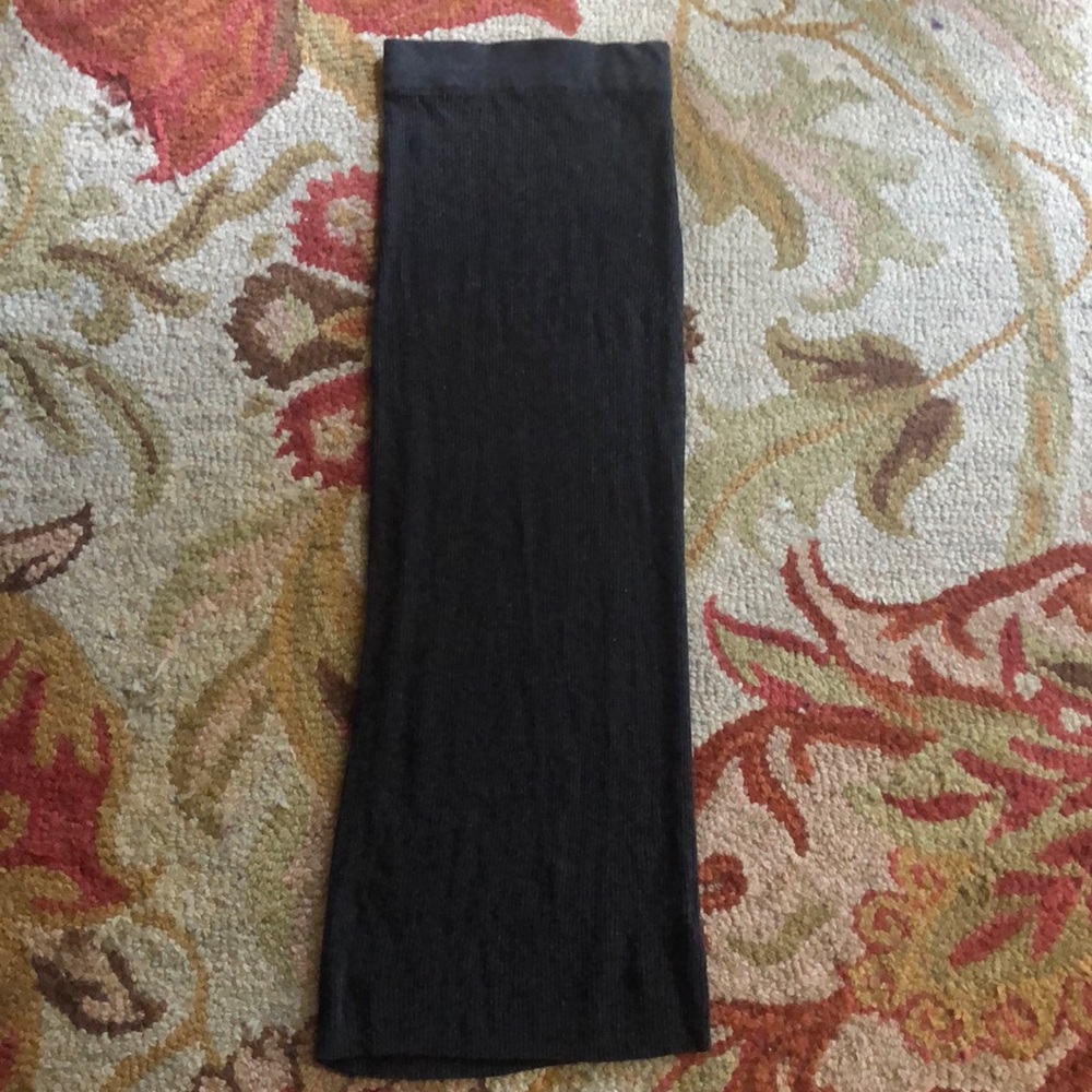 French Connection Cotton/Wool Blend Ribbed Skirt